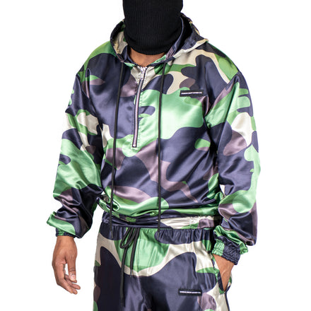 Swerve Crew Luxury Co. Silk Camo Hoodie Set